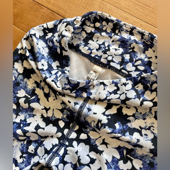 Amazing Dharma Bums blue leggings size XS (ethically made) - Picture 4 of 4